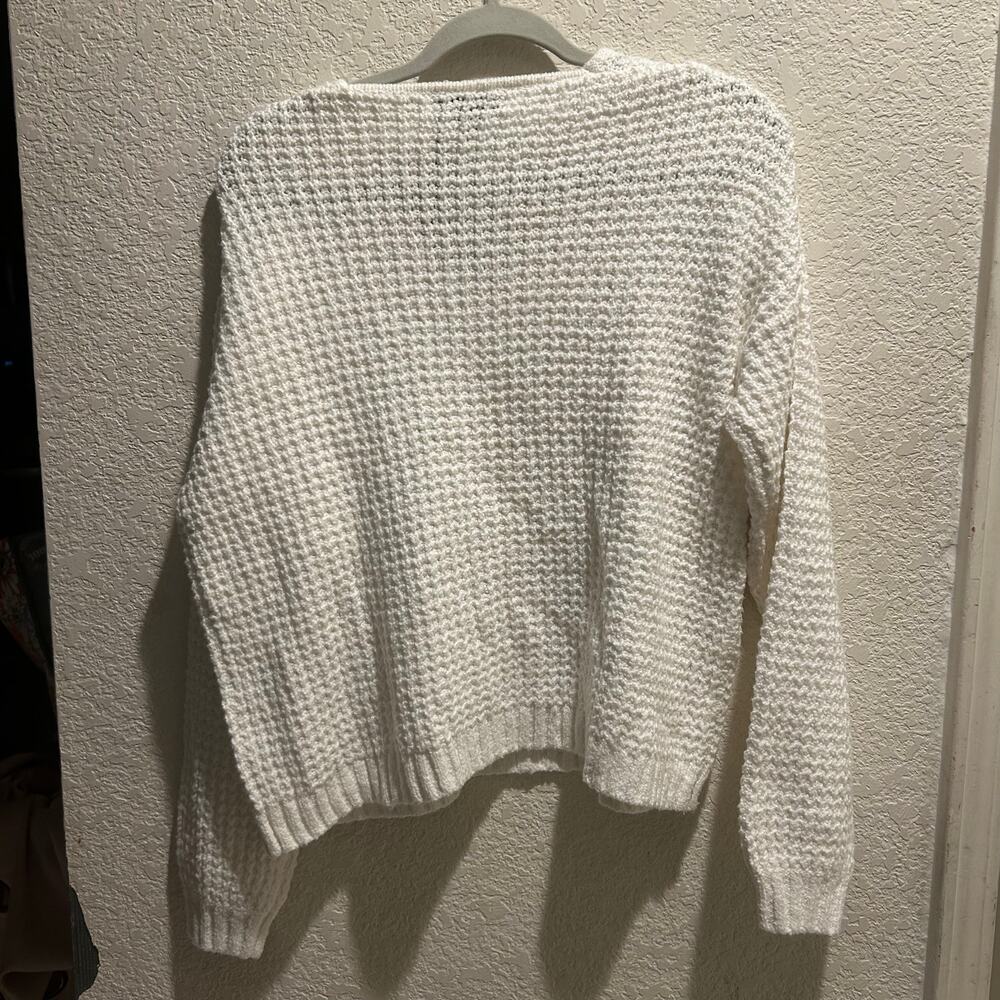 Michael Stars Kelsie V-Neck Sweater size Medium NWT $178 - Picture 2 of 6